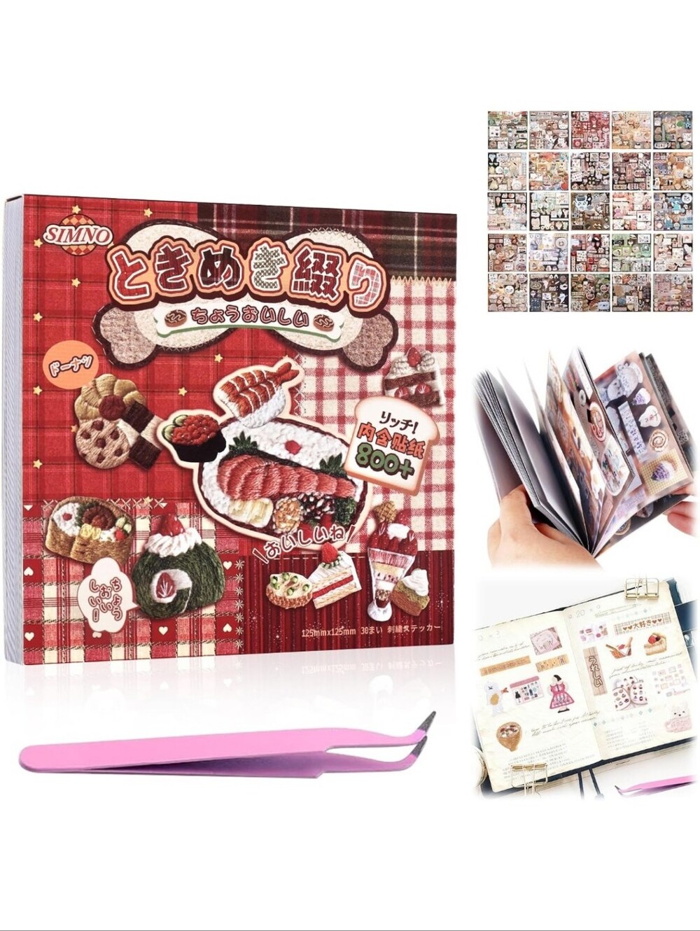 Pink Decorative Sticker Kit for Home Kitchen Crafts